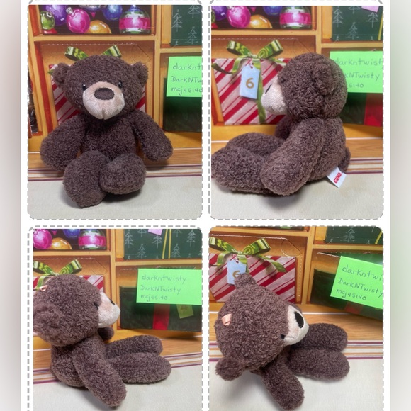 1 BRAND NEW GUND MINI FUZZY PLUSH BEAR ORNAMENT TOY APPROX 4” PRICE FIRM - Picture 12 of 14